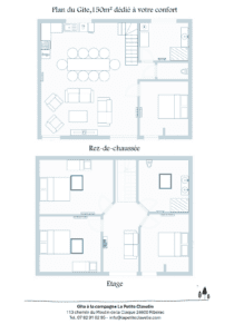 plan gite la petite clavelie