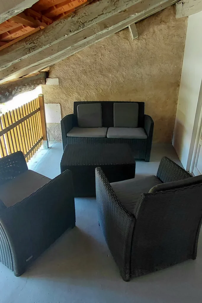 Gite Les Ecureuils - la terrasse privative